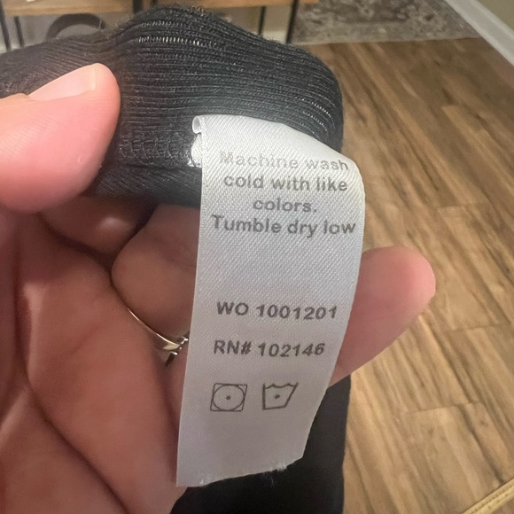 Michael Stars Macy Black Sleeveless Turtleneck Bodycon Stretch Dress Medium - Picture 12 of 15